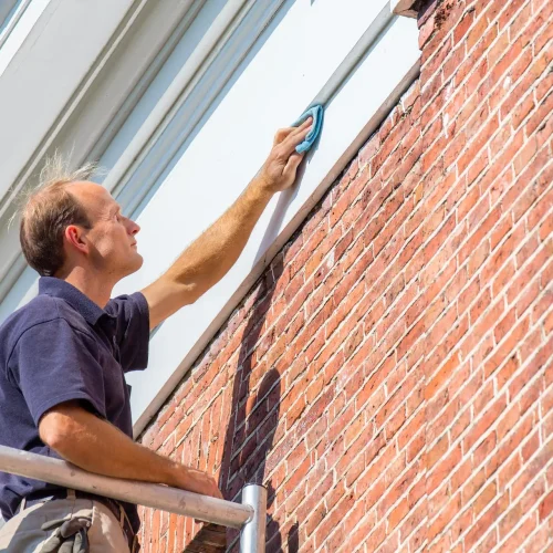 Schildersbedrijf Schilderwerk Buiten Dakgoot Schilderen.